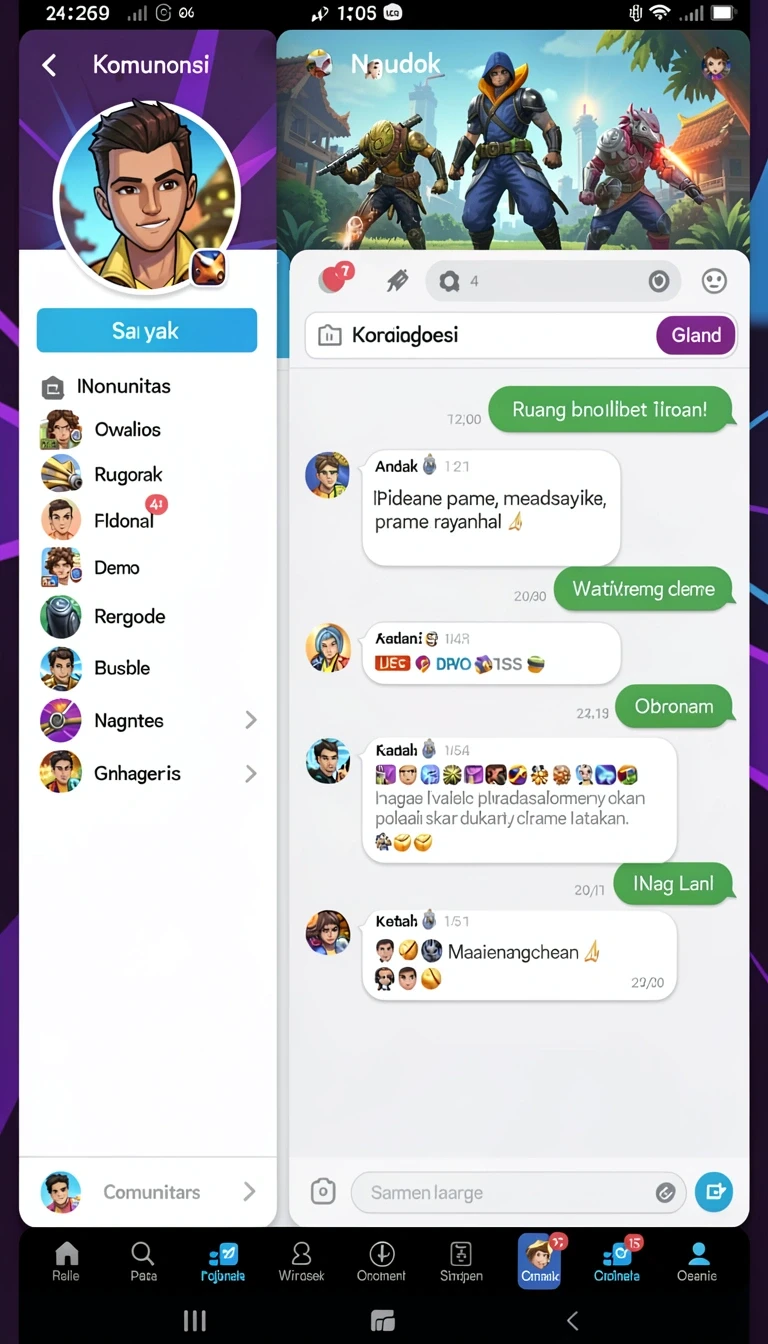 Tampilan utama aplikasi gacormax – Game Terlengkap 2026